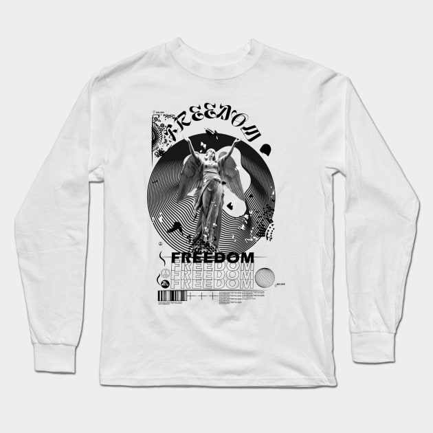 freedom sculpt Long Sleeve T-Shirt by NoireVogue